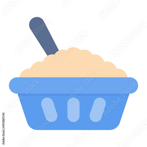 Porridge Bowl icon vector image. Can be used for Brunch.