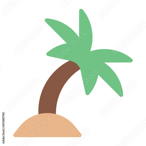 Palm Tree icon vector image. Can be used for Islamic New Year.
