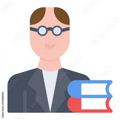 Educator icon vector image. Can be used for Thought Leadership.