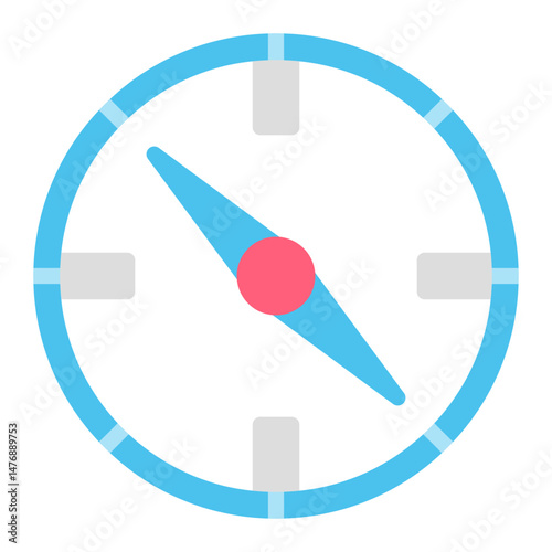 Compass Sensor icon vector image. Can be used for Sensors.