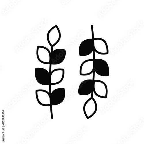 Grains vector icons stock illustration