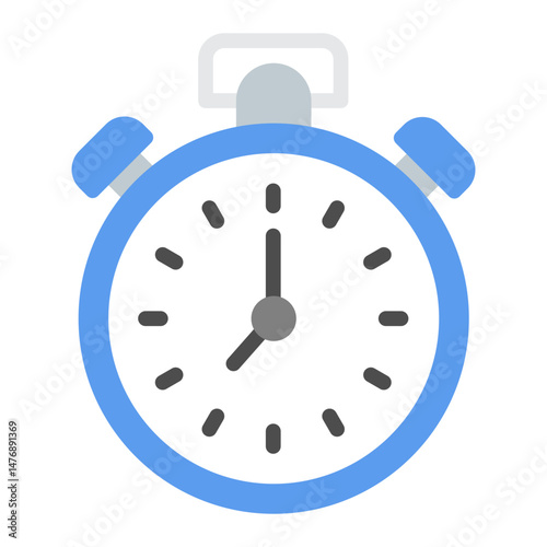 Stopwatch icon vector image. Can be used for Physical Wellbeing.