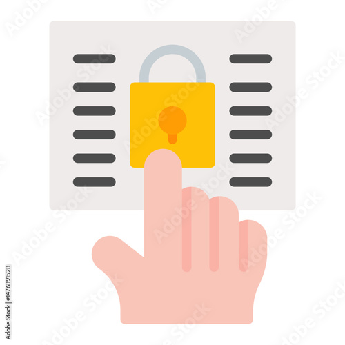 Access Control icon vector image. Can be used for Business Onboarding.