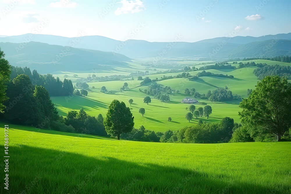 Fototapeta premium Countryside Serenity