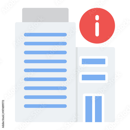 Company Information icon vector image. Can be used for Business Onboarding.
