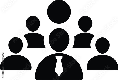people management vector icon.eps