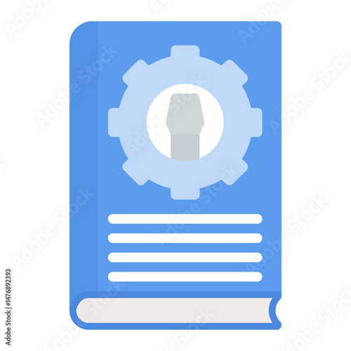 User Manual icon vector image. Can be used for Business Onboarding.