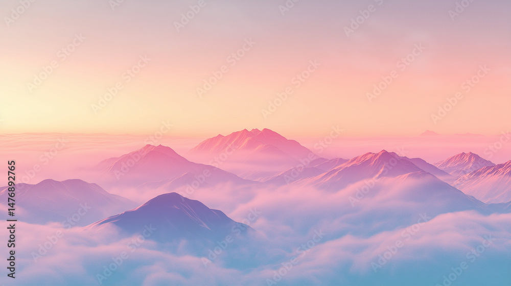 Fototapeta premium Gradient mesh background