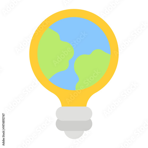 Earth Hour icon vector image. Can be used for World Environment Day.
