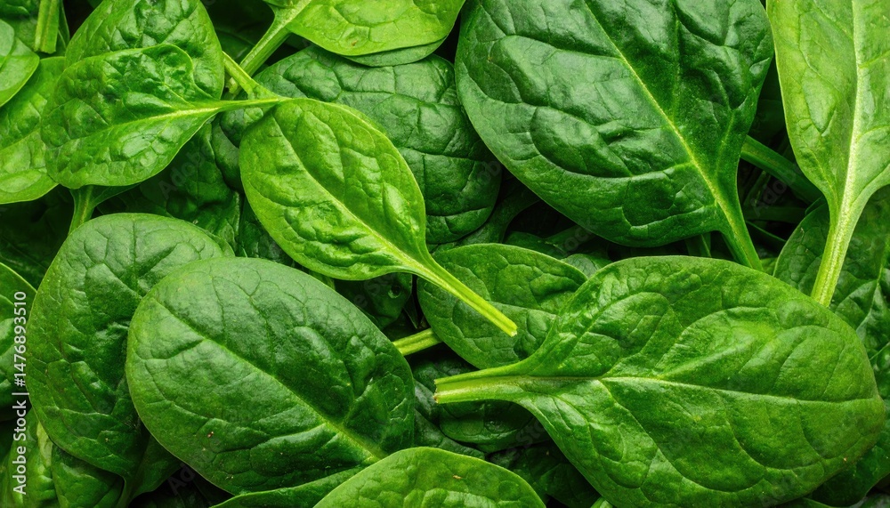 Obraz premium Spinach close-up 