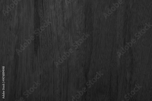 Wood black background. Dark texture wooden blank for design.