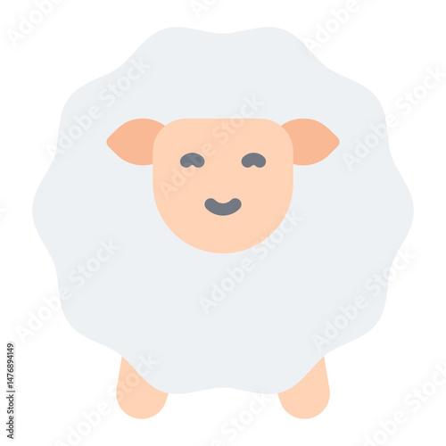 Sacrificial Lamb icon vector image. Can be used for Eid al Adha.