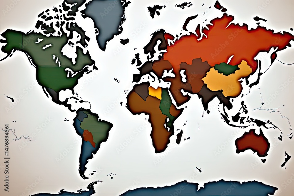 Obraz premium Currency Collage