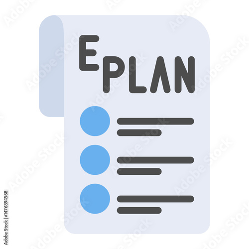 Emergency Plan icon vector image. Can be used for Business Disruption.