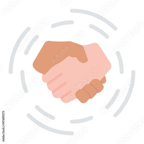 Compassionate Hands icon vector image. Can be used for World Refugee Day.