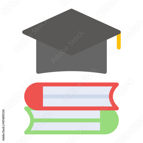 Education icon vector image. Can be used for World Refugee Day.