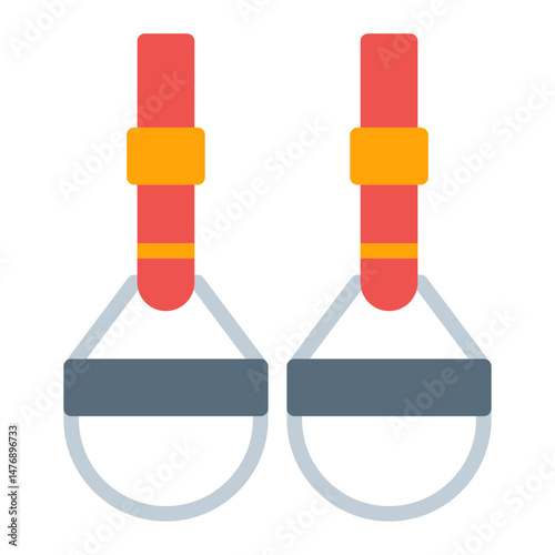 TRX Suspension Training icon vector image. Can be used for Fitness.