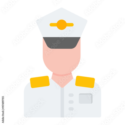 Cabin Crew icon vector image. Can be used for Airplane.
