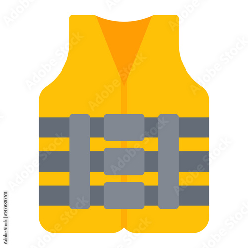 Life Vest icon vector image. Can be used for Airplane.