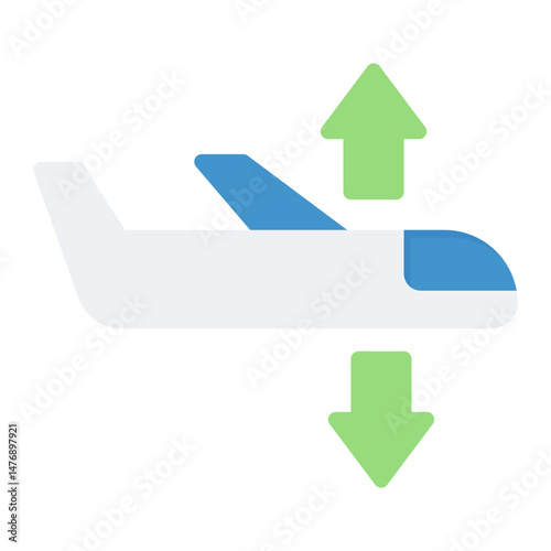Turbulence icon vector image. Can be used for Airplane.