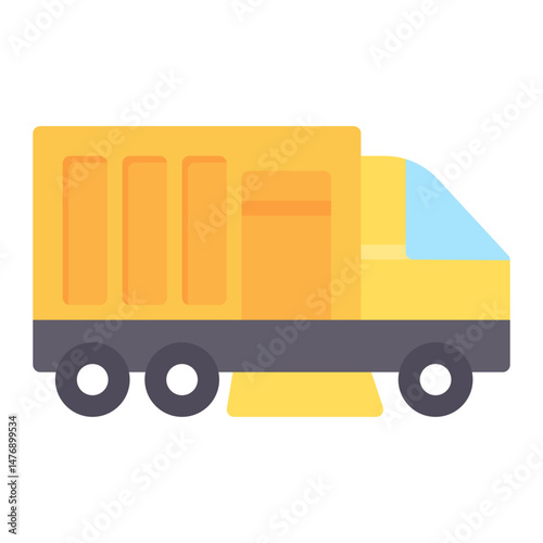 Road Sweeper icon vector image. Can be used for Construction Vehicles.