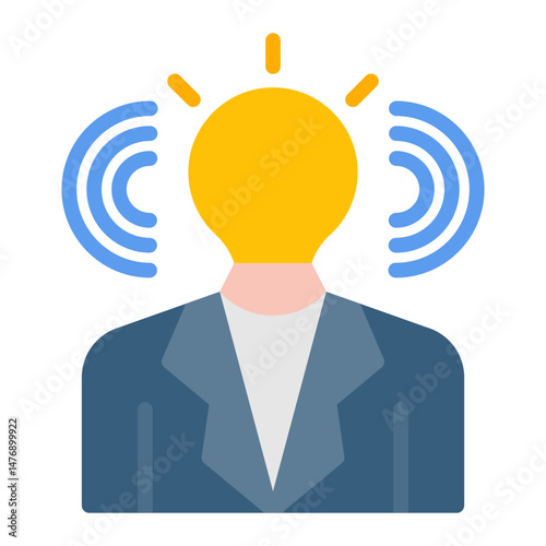 Awareness icon vector image. Can be used for Social Justice.
