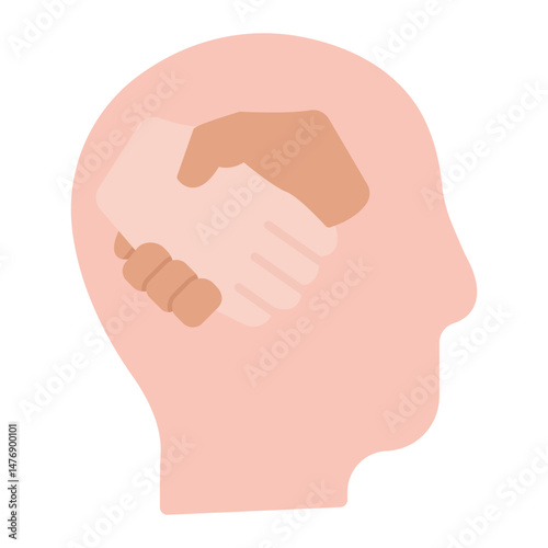 Empathy icon vector image. Can be used for Social Justice.