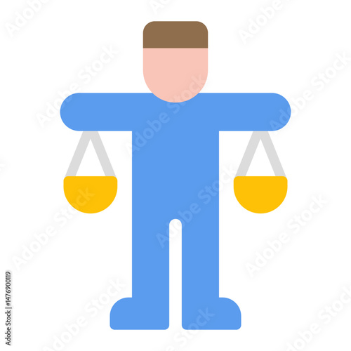 Equality icon vector image. Can be used for Social Justice.