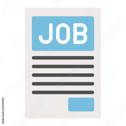 Employment Offer icon vector image. Can be used for Hiring Process.