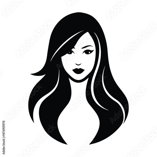 girl with long hair