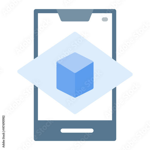 Augmented Reality icon vector image. Can be used for Digital Disruption.