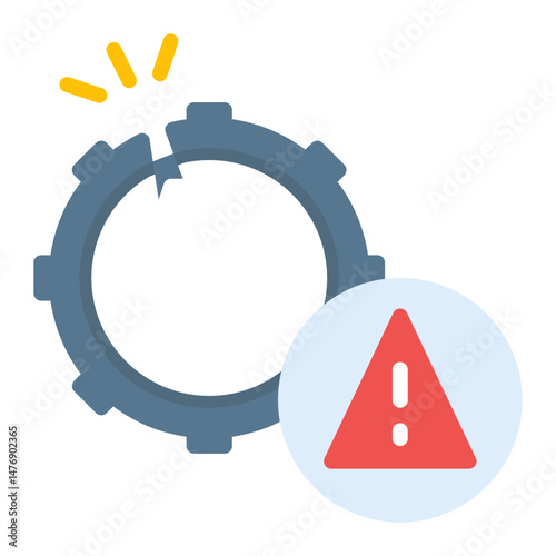 Disruption icon vector image. Can be used for Digital Disruption.
