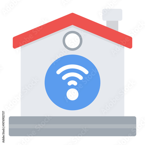 Smart Home icon vector image. Can be used for Digital Disruption.