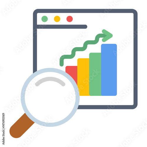 Exploratory Testing icon vector image. Can be used for Software Testing.