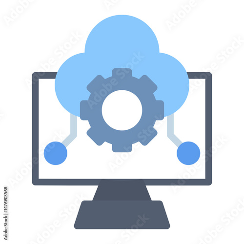 Test Environment icon vector image. Can be used for Software Testing.