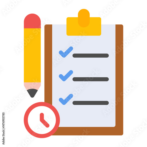 Test Plan icon vector image. Can be used for Software Testing.