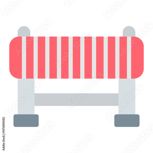 Hurdles icon vector image. Can be used for Track and Field.