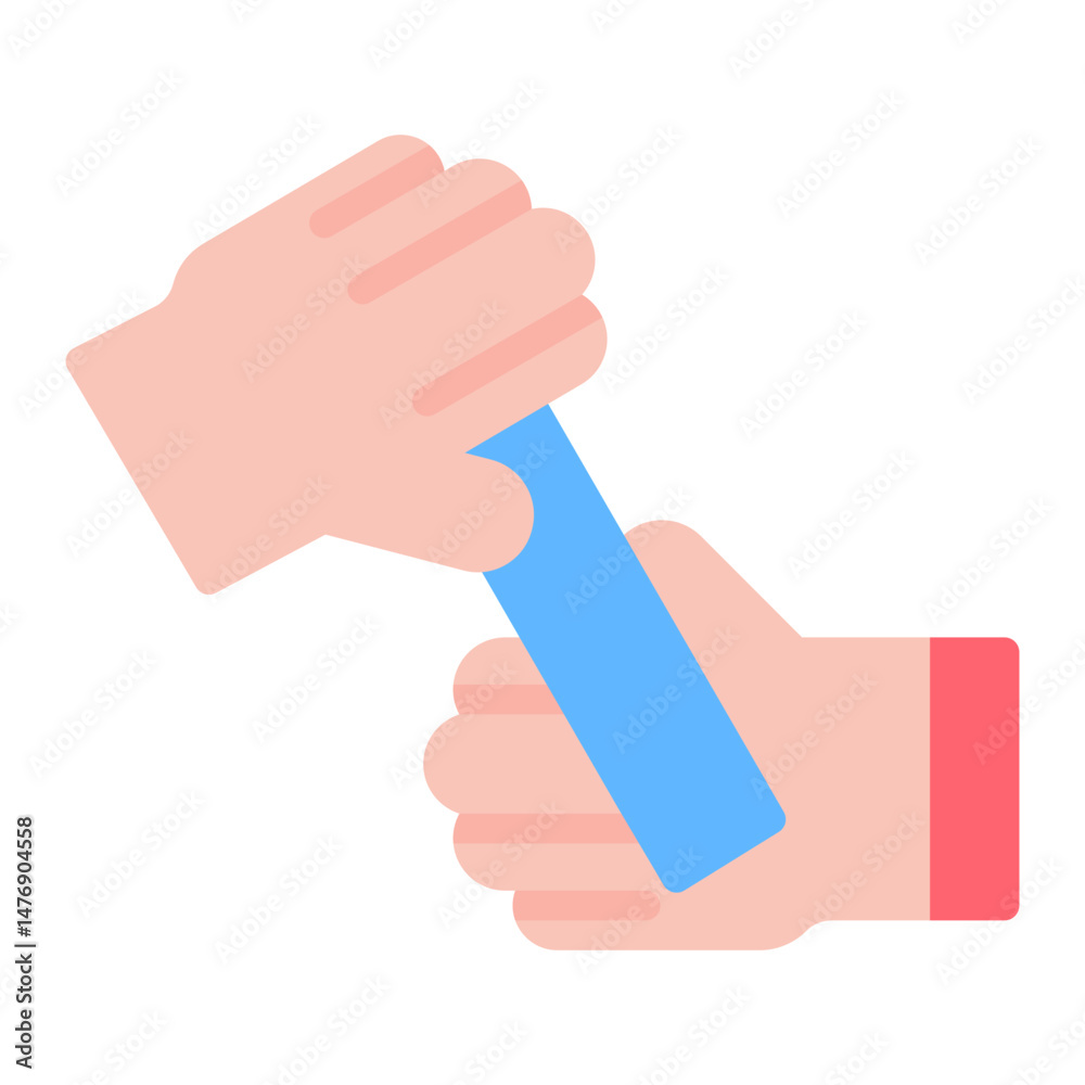 Relay Baton icon vector image. Can be used for Track and Field. Relay Baton icon vector image. Can be used for Track and Field.