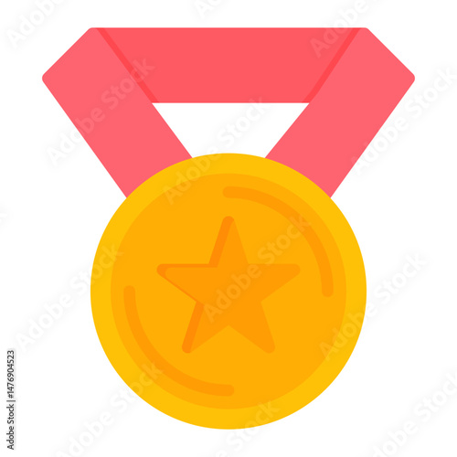 Medal icon vector image. Can be used for Track and Field.