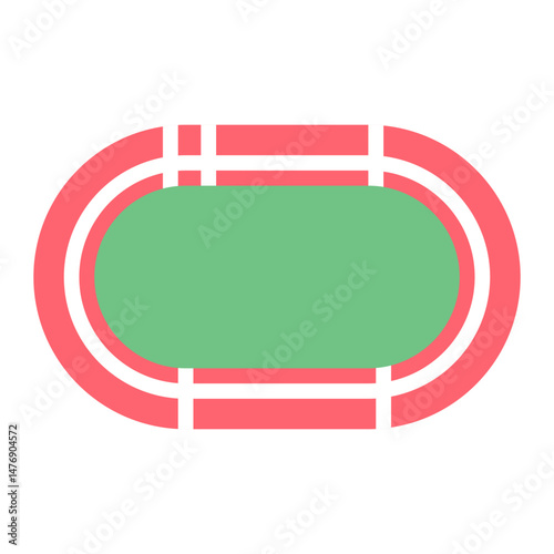Relay Exchange Zone icon vector image. Can be used for Track and Field.