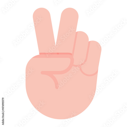 Victory Gesture icon vector image. Can be used for Track and Field.