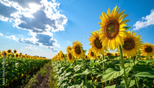  Sunflower Field in Ukraine 