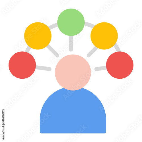 Social Skills icon vector image. Can be used for ADHD.