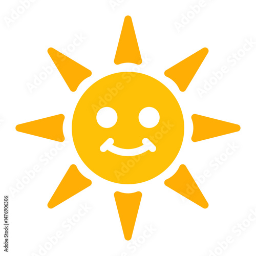 Before Sun icon vector image. Can be used for Skin Burns.
