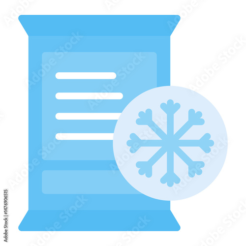 Cool Compress icon vector image. Can be used for Skin Burns.