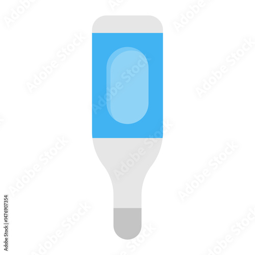 Thermometer icon vector image. Can be used for Skin Burns.
