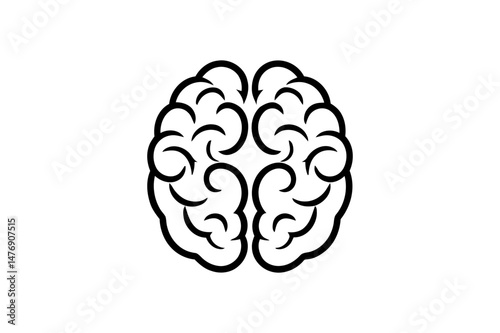 Brain illustration human intelligence mind design