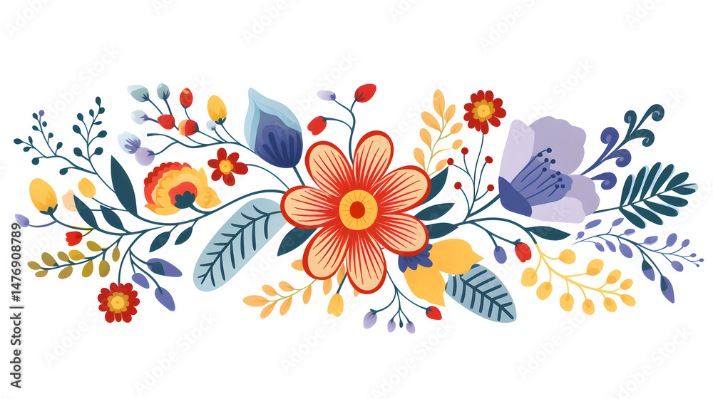 Festive New Year celebration with elegant flower frame and stylish lettering design Festive New Year celebration with elegant flower frame and stylish lettering design