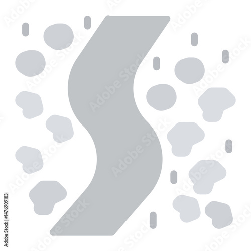 Gravel icon vector image. Can be used for Raw Metrial.