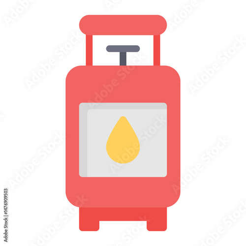 Propane icon vector image. Can be used for Raw Metrial.